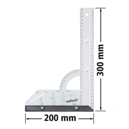 Univerzální úhelník Wolfcraft 200×300 mm 5205000 - Image 9