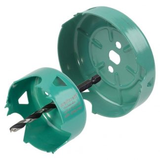 Wolfcraft souprava děrovek z uhlíkové ocele ø 86 -127 mm 5974000