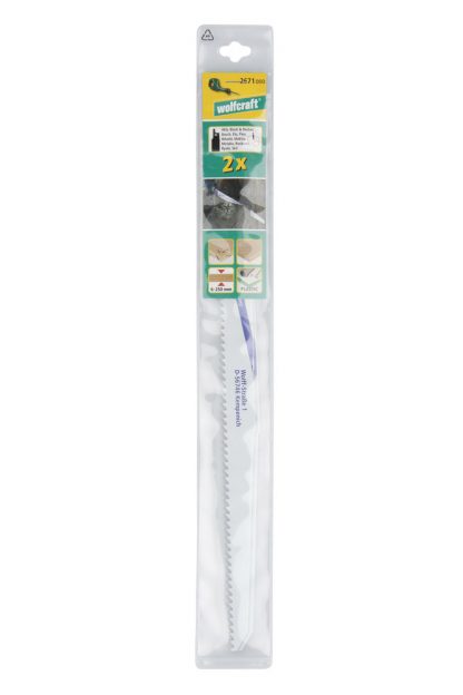 Wolfcraft 2 x šavlové pilové plátky 6 – 250 mm 2671000 - Image 2