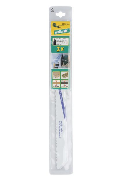 Wolfcraft 2 x šavlové pilové plátky 2673000 - Image 2